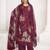 maroon lawn cotton digital printed dress material