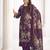 purple lawn cotton digital printed dress material