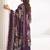 purple lawn cotton digital printed dress material