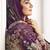 purple lawn cotton digital printed dress material