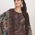brown lawn cotton digital printed dress material