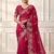 Soft jimichu silk sequins embroidery cut work lace Saree With Blouse Set