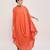 Orange cotton dress