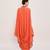 Orange cotton dress