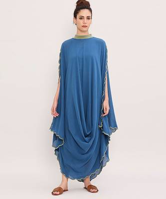 Blue cotton dress 3