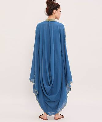 Blue cotton dress 5