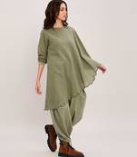 Green cotton Co ord Set