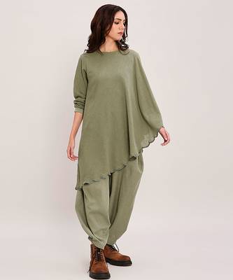 Green cotton Co ord Set 2
