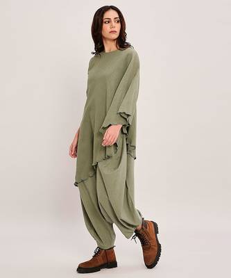 Green cotton Co ord Set 4