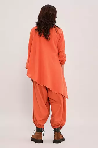 Orange cotton Co ord set