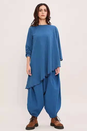 Blue cotton Co ord set