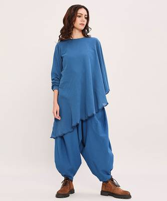 Blue cotton Co ord set 3