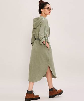 Green cotton dress 2