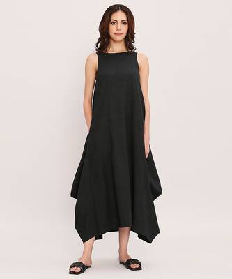 Black cotton dress 1