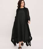 Black cotton dress