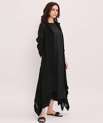 Black cotton dress 2