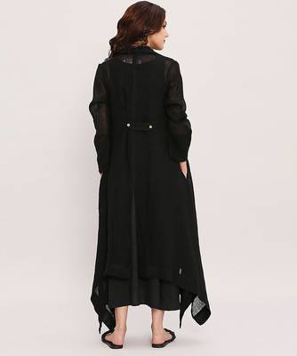 Black cotton dress 4