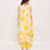 Yellow printed cotton polka Co ord Set