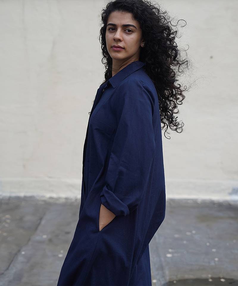 Blue cotton Jumpsuit