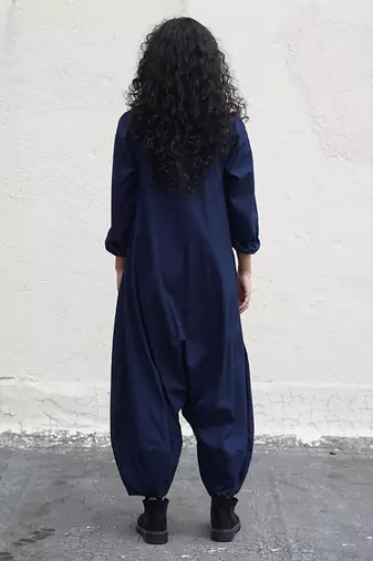 Blue cotton Jumpsuit