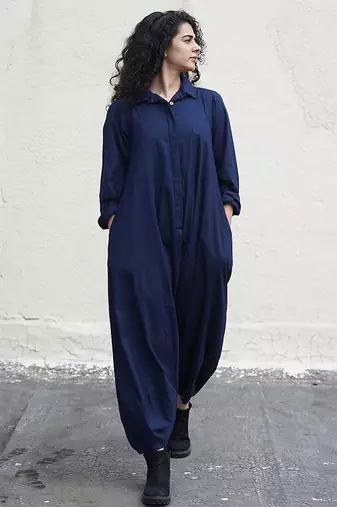 Blue cotton Jumpsuit