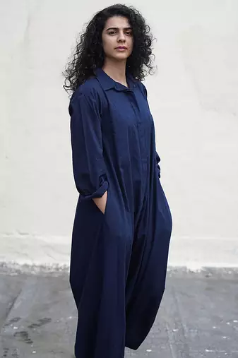 Blue cotton Jumpsuit