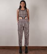 Pink printed cotton co ord set