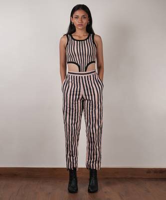 Pink printed cotton co ord set 2