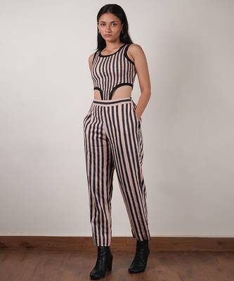 Pink printed cotton co ord set 4
