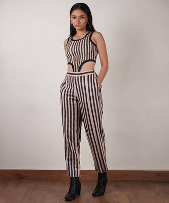 Pink printed cotton co ord set 5