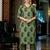 green embroidered cotton kurta pant with dupatta