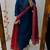 blue embroidered cotton kurta pant with dupatta