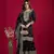 Black Chinnon Silk Embroidery Work Sharara Set