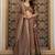 beige thread work silk festival lehenga set choli with dupatta with dupatta