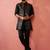 mens wedding kurta jacket pant set  thigh-length kurta with long jacket  ethnic festive wear