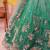 Green Tissue Sequins embroidery Lehenga Choli With Dupatta