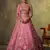 Pink Tissue Sequins embroidery Lehenga Choli With Dupatta