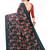 Cotton blend digital print floral pattern tassels saree