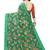 Cotton blend digital print floral pattern tassels saree