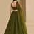 Mehendi Georgette With sequin and thread work Lehenga set with choli and dupatta