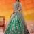 Green Tissue Sequins embroidery Lehenga Choli With Dupatta