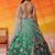 Green Tissue Sequins embroidery Lehenga Choli With Dupatta