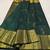 Green color art silk blend sarees with blouse