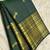 Green color art silk blend sarees with blouse