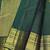 Green color art silk blend sarees with blouse