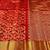 Red color art silk blend sarees with blouse