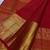 Red color art silk blend sarees with blouse