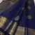  Blue color art silk blend sarees with blouse