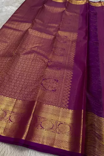 Rani color art silk blend sarees with blouse