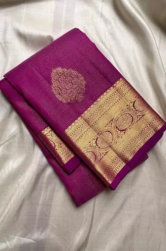 Rani color art silk blend sarees with blouse